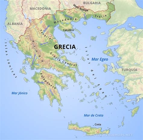 Humano Mostrar Expresamente Mapa Politico De Grecia En Espa Ol
