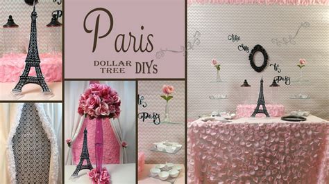 Add a rustic touch to your bedroom with wood and metal wall decor. Paris Decor Ideas / Dollar Tree DIY / Party Decor - YouTube