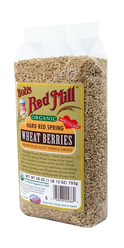 Buy Bobs Red Mill Organic Hard Red Spring Wheat Berries At Wellca