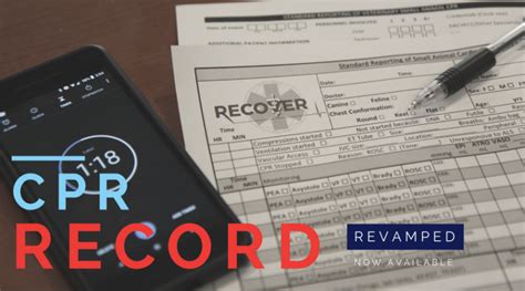 Recover Cpr Record Sheet Revamped Recover Initiative