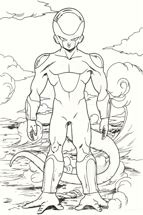 Frieza Coloring Sheet Coloring Pages