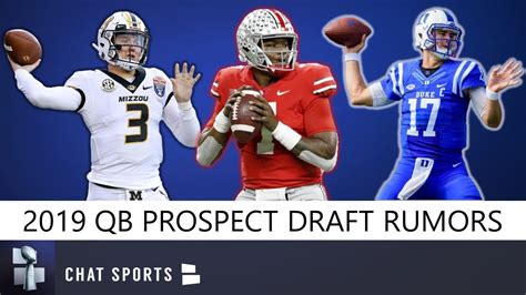 View the 2019 nfl kicking statistical leaders as well as statistics and stats from past nfl seasons. NFL Draft Rumors On 2019 QB Prospects, Drew Lock, Daniel ...