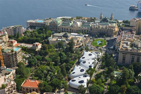 Pebble Shaped Pavilions Of Monte Carloaffine Design