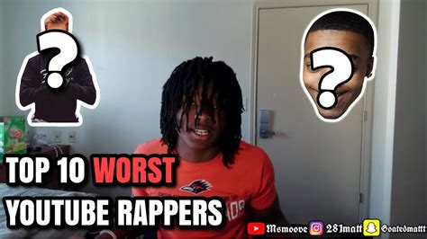 Top 10 Worst Youtube Rappers Ever Flightreacts Jake Paul Ishowspeed
