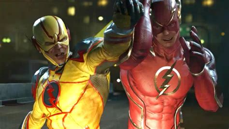 Flash Vs Reverse Flash Fight Scene Injustice 2 Justice League 2017