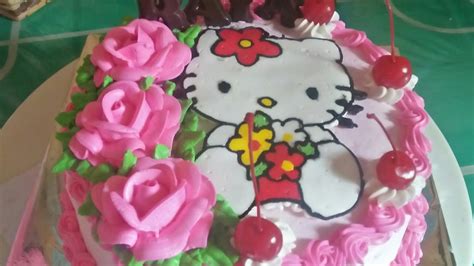 .kitty,undangan pernikahan jaman dulu,kartu undangan pernikahan dengan bahasa inggris,kartu undangan ulang tahun anak bahasa inggris. Kue Tart Ulang Tahun Hello Kitty - Berbagai Kue