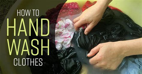 However, some clothes will not come out looking very nice if they are washed in hot water. How To Hand Wash Clothes - Simple Green