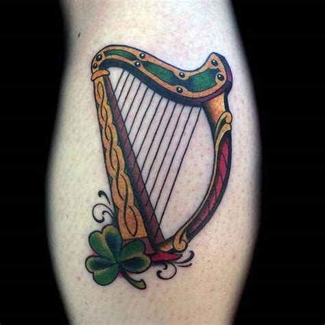 Some people who choose it, believe strongly that it will bring more good luck than bad throughout all the various stages and times in life. 70 Irish Tattoos For Men - Ireland Inspired Design Ideas