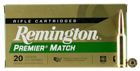 Remington Ammunition Rm65cr Premier Match 65 Creedmoor 140 Gr Open Tip