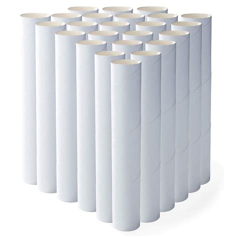 24 Pack Craft Rolls 10 Inch Paper Cardboard Tubes For Kids Diy