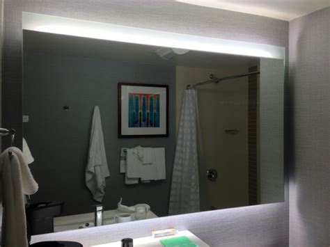 Bathroom Mirrors With Lights Behind Home Design Ideas