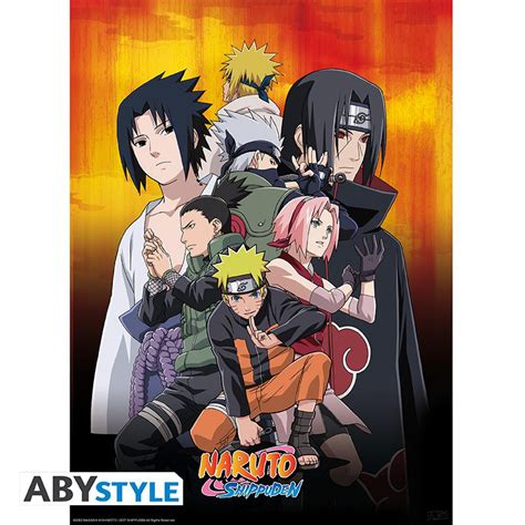 Animefanshopde Naruto Shippuden Poster Set Ninjas Abystyle