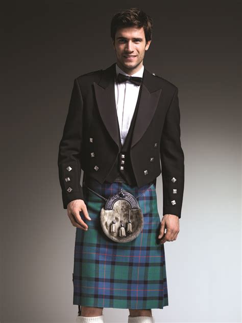 Scotish Men Highland Outfits Great Scot Tartan Plaid Kilt Outfits