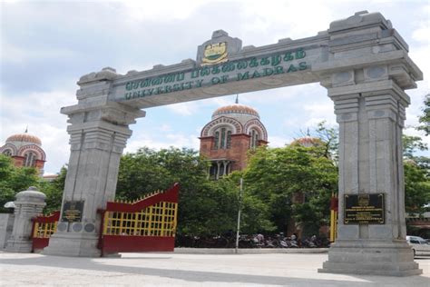 Madras University Mu Chennai Admission Fees Courses Placements