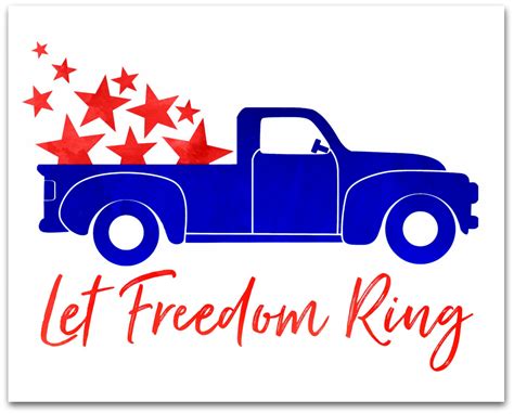 Download Watercolor Farmhouse 4th of July Free Printables