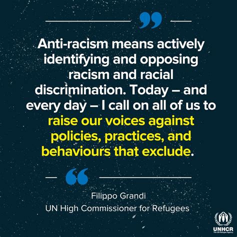 Unhcr Ethiopia On Twitter “anti Racism Means Actively Identifying And