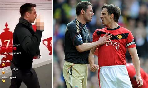 Gary Neville Gives Jamie Carragher As Liverpool And Manchester United