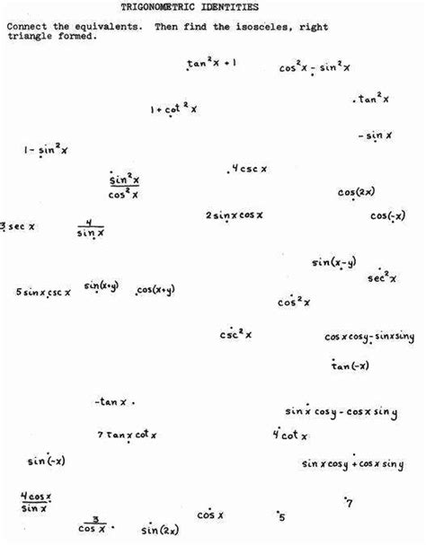 Work on each side separately and make sure you don't move things from one. 50 Verifying Trig Identities Worksheet | Chessmuseum ...
