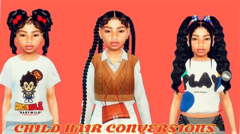 Sims 4 Child Hair Conversions Best Hairstyles Ideas For Women And Men