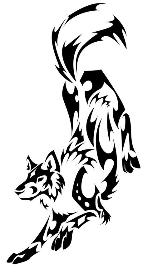 Other great tutorials include farm animals, birds, rare animals, and even insects! Tribal Wolf - Full Body | Tribal wolf tattoo, Tribal wolf, Wolf tattoo design