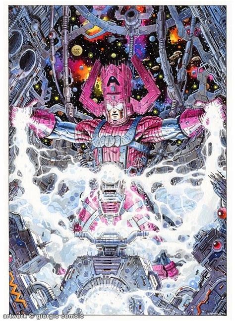 Galactus Marvel Sanatı Marvel Comics Silver Surfer