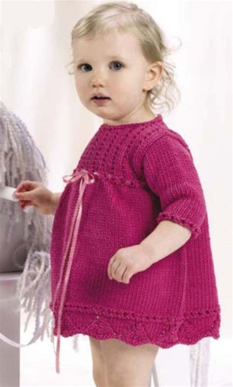 Cute Cotton Candy Baby Dress Knit Pattern Free Baby Knitting