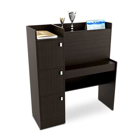 This streamlined home study table having a multitude of functions will add style and. Buy Ace Study Table in Wenge Finish Online in India - HO340FU71DYMINDFUR - www.hometown.in