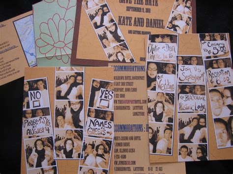 Wedding invitations reflect your wedding celebration and it has to be super amazing. Photo booth wedding invitation packet | Wedding ...