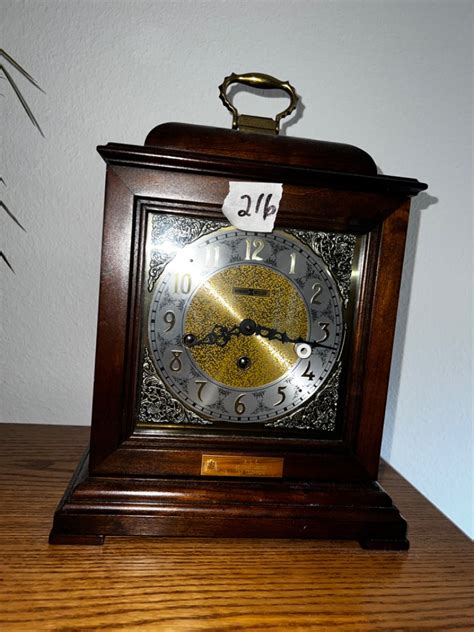 Lot 216 Howard Miller Mantle Clock Movin On Estate Sales