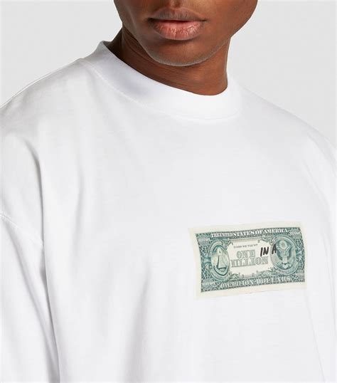 Vetements Printed Million Dollar T Shirt Harrods Us
