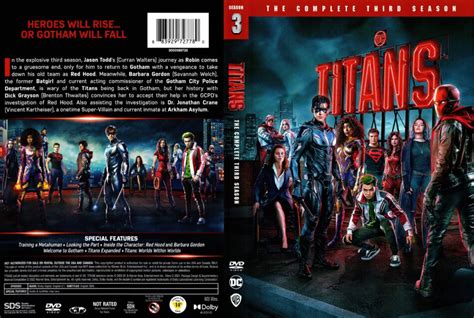Titans Season 3 R1 Dvd Cover Dvdcover