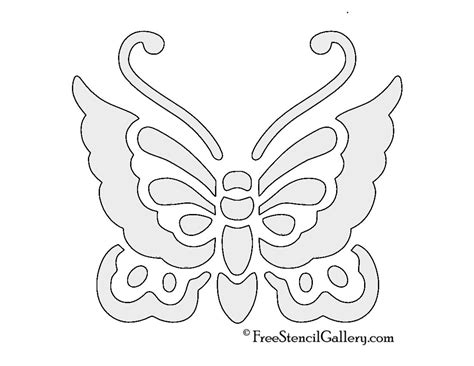 How to make a reusable stencil; Butterfly Stencil 02 | Butterfly stencil, Pumpkin carving ...