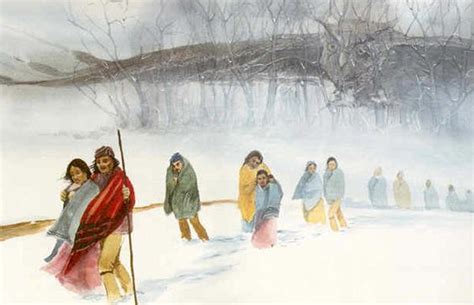 The Trail Of Tears Remembered The Winter Sad And Pictures