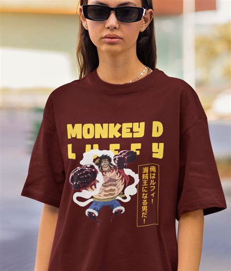 Monkey D Luffy One Piece Oversized T Shirt Anime T Shirt