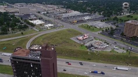 Video Aerial View Of Tornado Damage In Tulsa Oklahoma