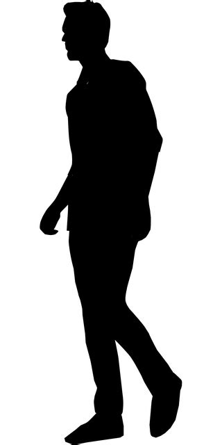 Silueta Para Caminar Hombre Gráficos Vectoriales Gratis En Pixabay