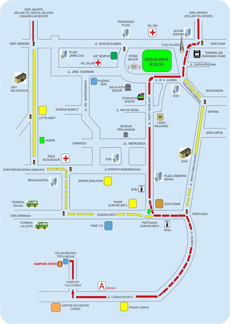 Kami memiliki 2,210 rumah untuk dijual untuk rumah pinggir jalan raya bogor, harga mulai dari rp 49,001,200. Peta Lokasi | Kampung Horta Bogor - Wisata Edukasi ...