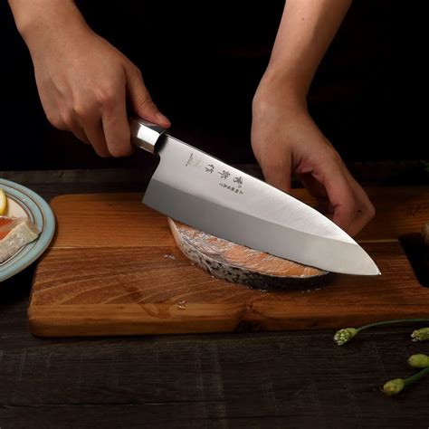 Japanese Deba Fish Head Knife For Cutting Sushi And Sashimi Fish