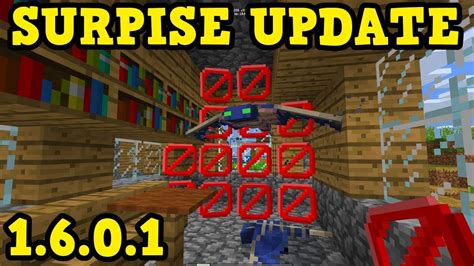 When you press a button or when release, your screen will report you. Minecraft Xbox / PE 1.6.0.1 SURPRISE UPDATE - Barriers & Phantoms - YouTube