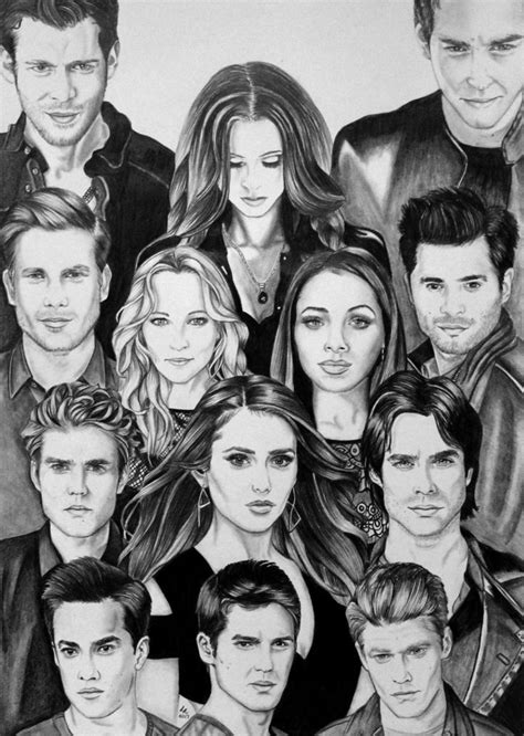 My The Vampire Diaries Drawing Vampire Diaries Vampire Diaries