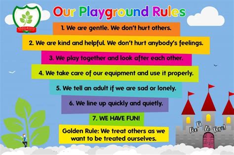 Our Playground Rules