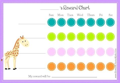Animal Reward Charts Free Printable And Customizable Charts