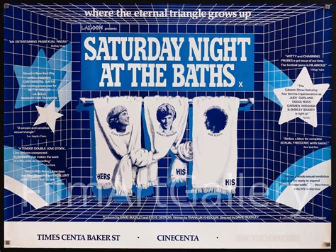 Saturday Night At The Baths Movie Poster 1975 British Quad