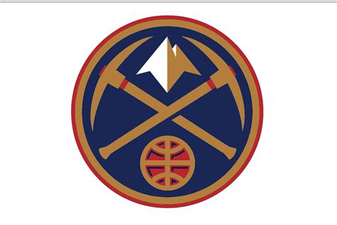 The navy blue takes the place of the baby blue that the nuggets. Denver Nuggets jersey rebrand idea - Denver Stiffs