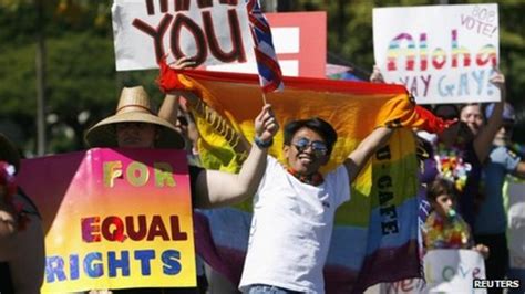 Hawaii Senate Votes To Legalise Same Sex Marriage Bbc News