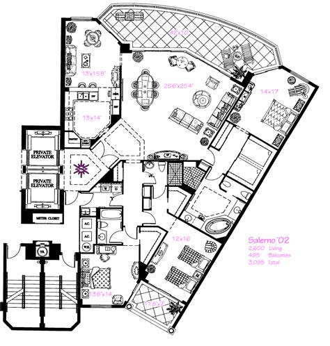 Floor plans tell you everything about the unit such as layout, shape and size, facing and whether there is a yard, balcony, bay windows or home shelter in the unit. Salerno Condos Floor Plans - Luxury Condos in Bay Colony ...