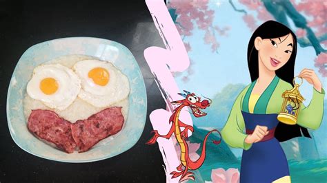 وصفة افطار مولان Mulan Breakfast Porridge Disney Recipes Youtube