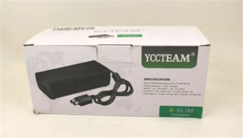 Yccteam Xbox 360 Slim Console Power Supply Brick Ac Adapter Charger Ebay