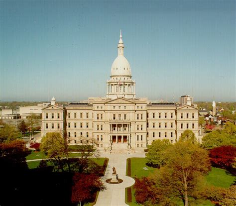 Lansing Michigan Michigan State Capitol Photo Picture Image