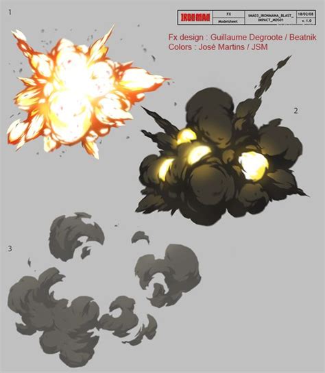 Flash Fx Animation Digital Art Tutorial Explosion Drawing Art